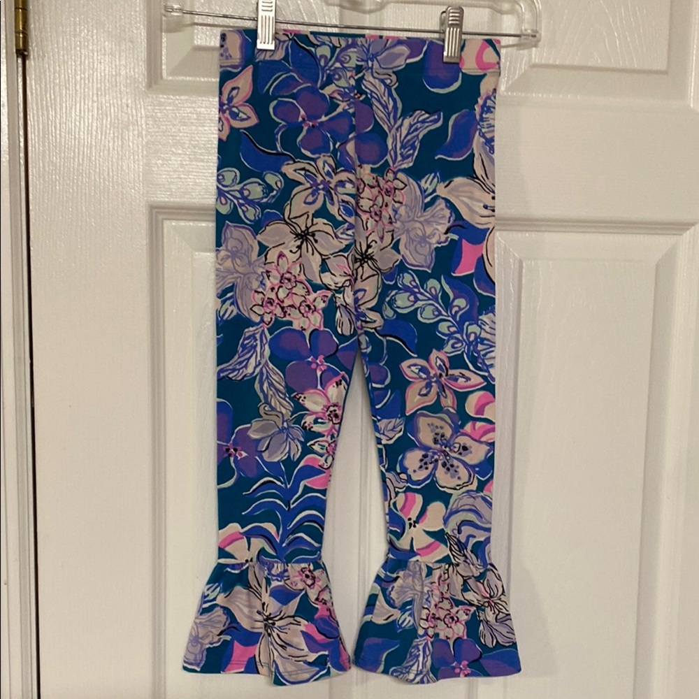 Lilly Pulitzer Blue Floral Kids Bottoms